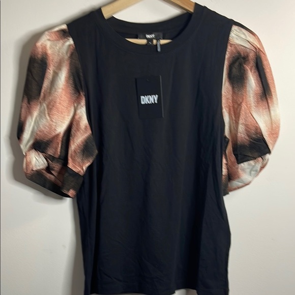 Dkny Black Blouse Elegant and Versatile - Picture 6 of 6